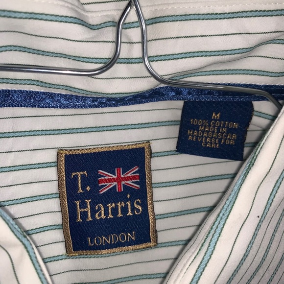 Lot of 2 T.Harris London medium mens dress shirts - Picture 7 of 8